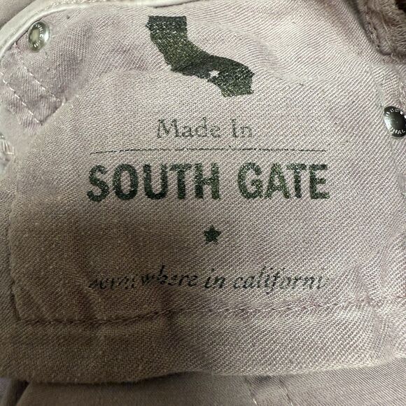 AG Adriano Goldschmied Women Sz 26R Pink Jeans Stevie Ankle Slim Straight Leg - Picture 9 of 15